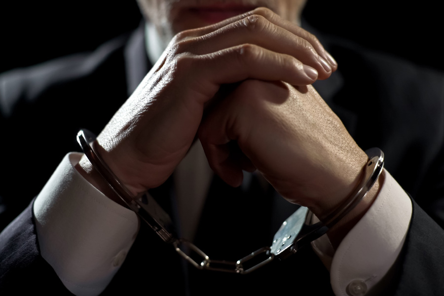 Hands in handcuff