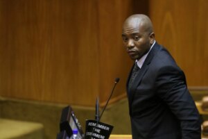 Build One South Africa leader Mmusi Maimane in the National Assembly.