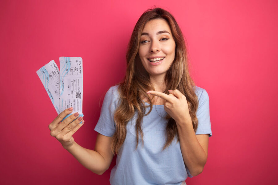 Excited user showing proof of coupon verification success