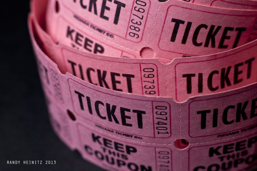 Raffle tickets.