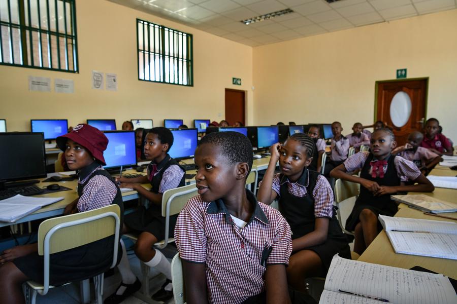Students in a class.