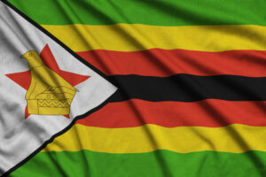 Zimbabwe flag.