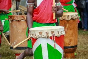 man playing percussion instrument