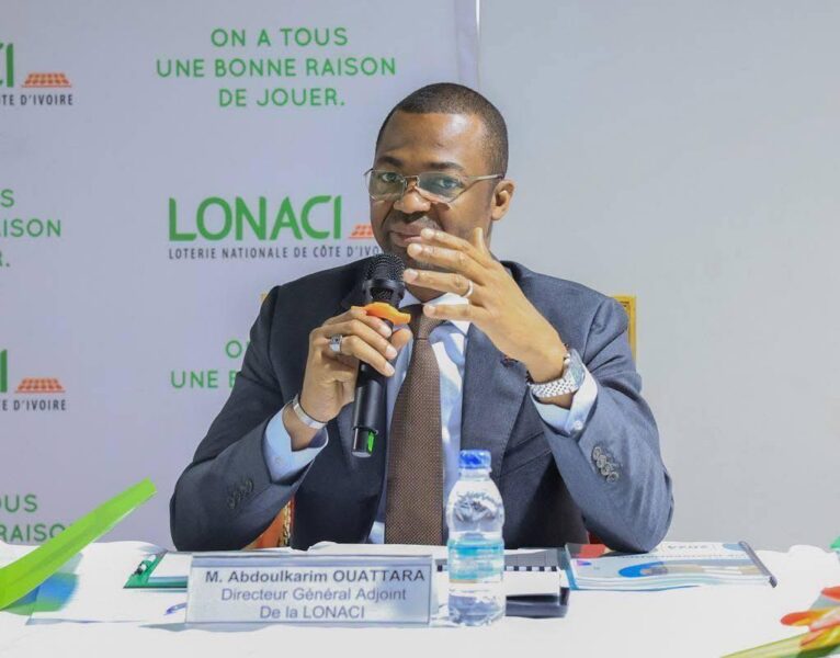 Deputy Director General of LONACI, Abdoulkarim Ouattara, spotlights the impact of the Foundation’s 16 health and water projects.