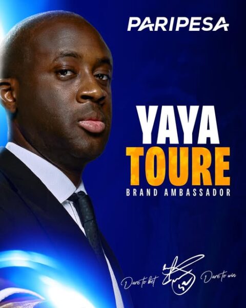 Football legend Yaya Touré announced as PariPesa brand ambassador in Africa