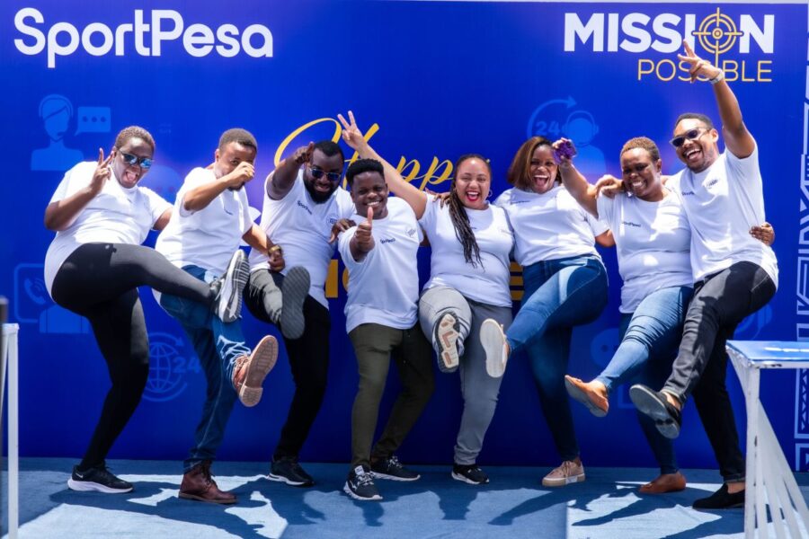 SportPesa’s customer service team in Tanzania being recognised for excellence, highlighting their dedication to supporting bettors across Africa.