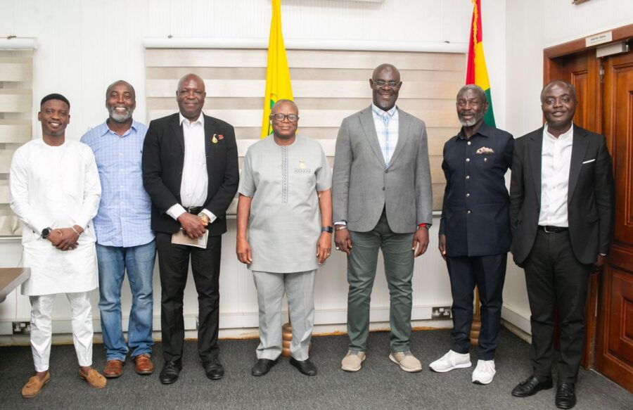 Veterans Administration Ghana (VAG) executives and National Lottery Authority officials held a meeting to strengthen lottery operations.