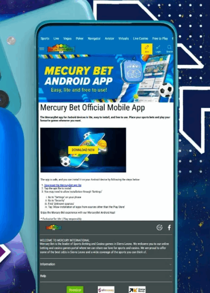 Mercury Bet’s mobile app drives Sierra Leone’s digital betting boom