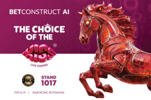 BetConstruct AI the choice of the Kiss Live Casino. Stand 1017.