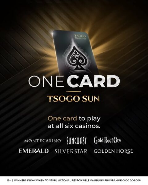Tsogo Sun rolls out OneCard across six major casinos in South Africa