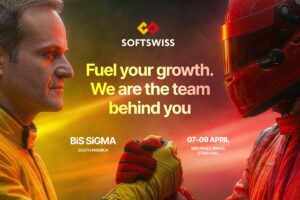 SOFTSWISS. Fuel your growth. We are the team behind you. BiS SiGMA South America. 07-09 April. Sao Paulo, Brazil. Stand M85.