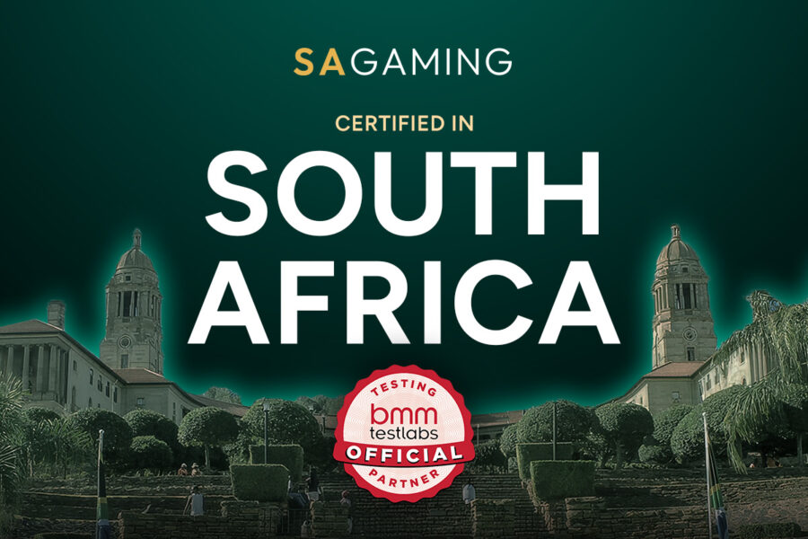 SA Gaming’s games have been certified in South Africa