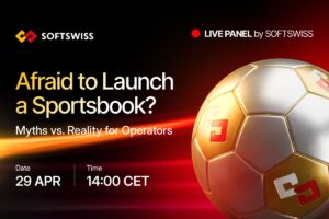 SOFTSWISS | Live Panel by SOFTSWISS. Afraid to launch a sportsbook? Myths vs. Reality for operators. 29 April. Time: 14:00 CET.