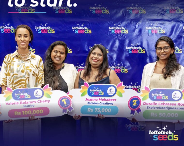LottotechSeeds award recipients receive seed funding as the Mauritius lottery operator reports supporting 91 women entrepreneurs through the initiative. 