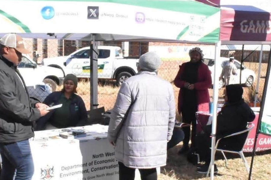 North West Gambling Board conducts inspections and responsible gambling campaign in Matlwang Village