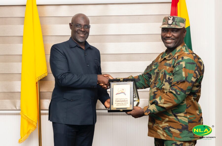 Ghana National Lottery Authority recognised by Armed Forces College