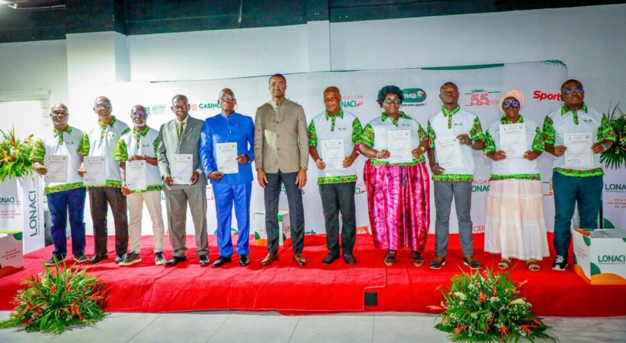 LONACI’s first 30 beneficiaries receive land ownership certificates under the national lottery operator’s housing initiative.