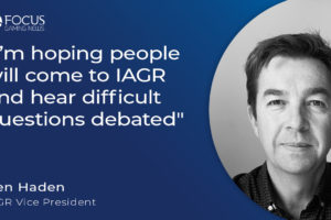 “I’m hoping people will come to IAGR and hear difficult questions debated”