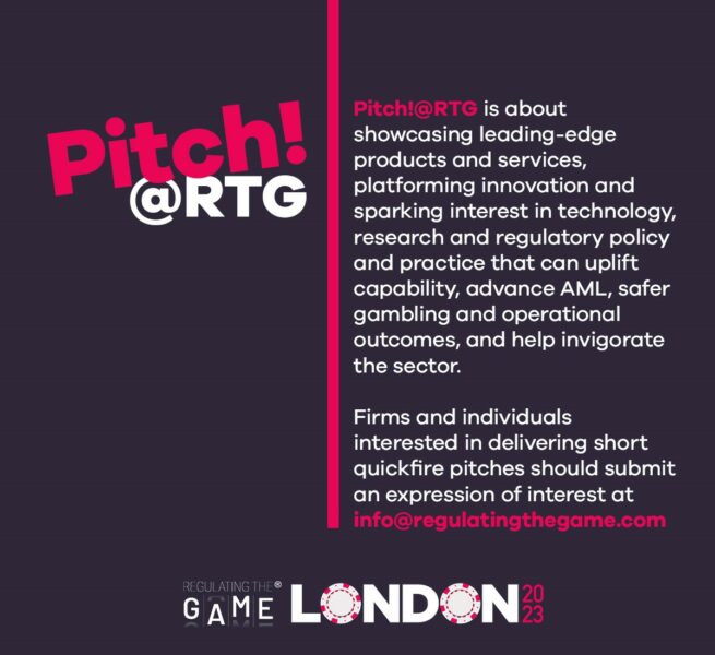 The London event will include a Pitch!