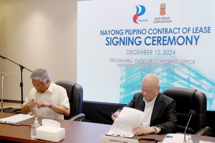 PAGCOR signs 25-year lease with San Miguel for Nayong Pilipino property