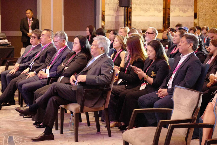 PAGCOR’s top executives attend sessions at the ongoing ASEAN Gaming Summit at Shangri-La The Fort, Bonifacio Global City in Taguig.