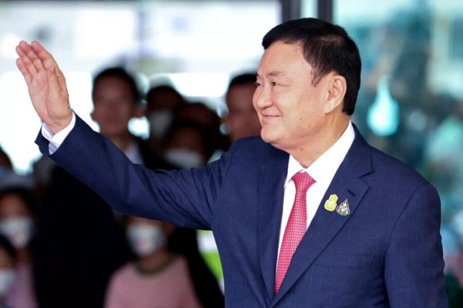 Former Thai PM Thaksin Shinawatra.