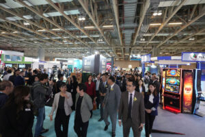 Photo of people at G2E Asia + Asian IR Expo