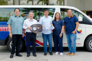 PAGCOR donates Patient Transport Vehicles