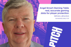 Angel Smart Gaming Table real, accurate gaming data for player protection. Bryan Jenkins, managing director.