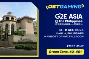 DSTGAMING - G2E Asia. 10-11 DEC, 2025. Manila, Philippines. Marriott Grand Ballroom. Meet us at Green Zone, #2-401.