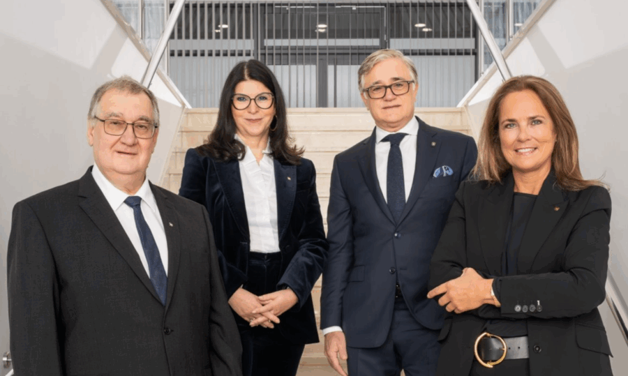 Novomatic AG  news Supervisory Board, from left to right: Robert Hofians, Martina Flitsch, Haig Asenbauer, Birgit Wimmer.