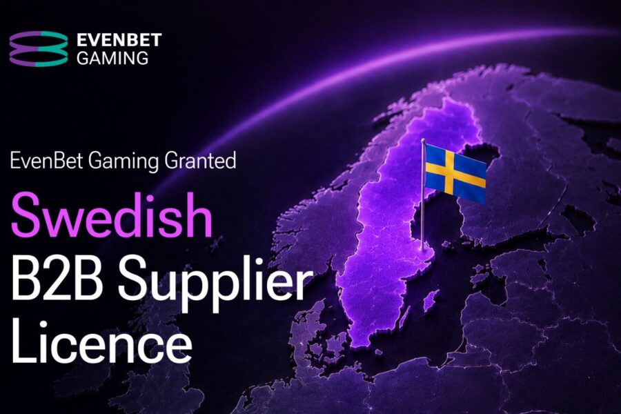 EvenBet Gaming granted Swedish B2B supplier licence
