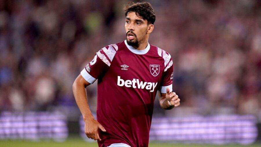 Paquetá atuando pelo West Ham. (Foto: John Walton/PA Images via Getty Images)