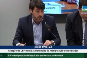 Diretor de competições da CBF depôs em audiência pública na Câmara. (Imagem: Reprodução/TV Câmara dos Deputados)