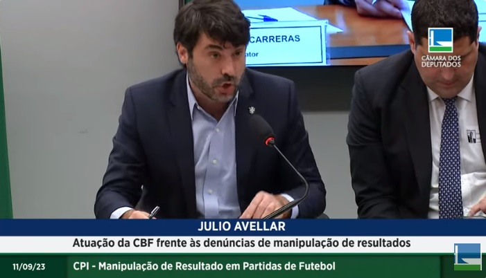 Diretor de competições da CBF depôs em audiência pública na Câmara. (Imagem: Reprodução/TV Câmara dos Deputados)