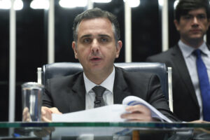 Rodrigo Pacheco prometeu tentar acelerar aprovação das matérias (Foto: Jefferson Rudy /Agência Senado)