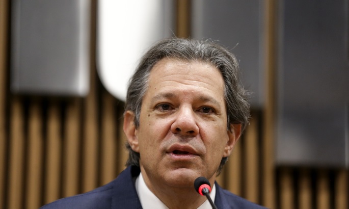 Ministro da Fazenda Fernando Haddad discute regulamentação das propagandas sobre apostas. (Foto: Marcelo Camargo/Agência Brasil)