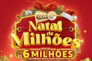 Edição "Natal de Milhões" promete deixar alguém milionário até o final do ano. (Imagem: Reprodução/Tele Sena)