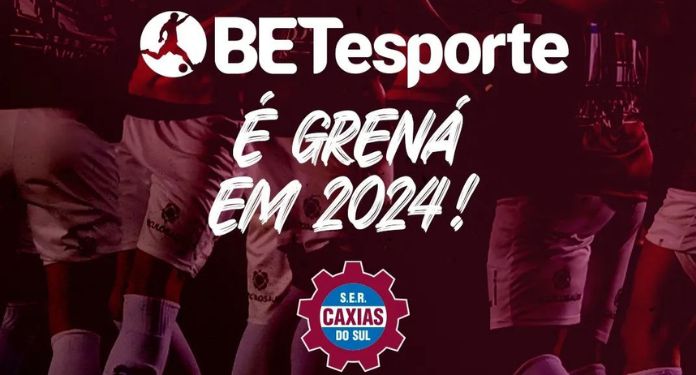 Contrato entre BETesporte e Caxias vai até o final de 2024 (Foto: Reprodução/Instagram/Caxias)