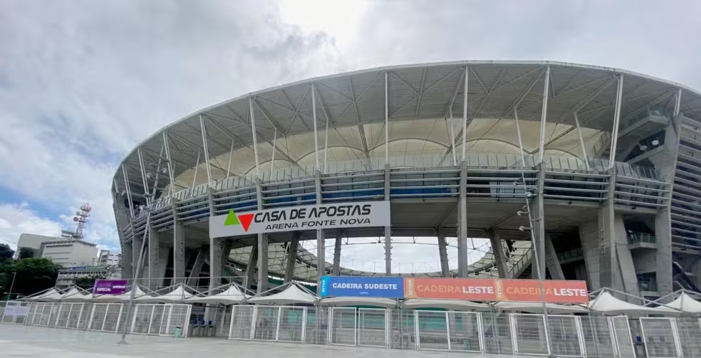 Após formalização do contrato, Arena Fonte Nova passa a exibir o nome ...