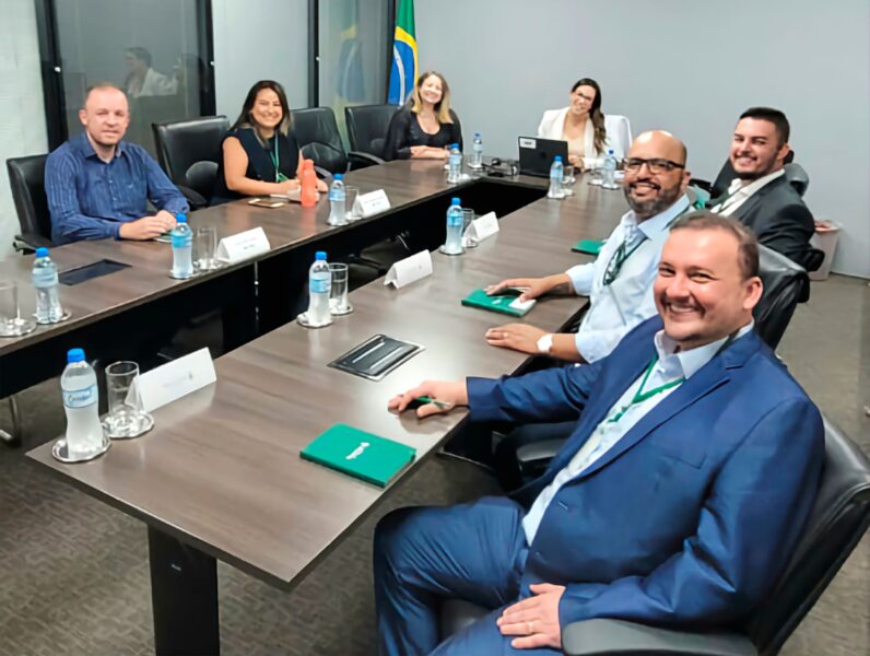 Representantes da Lottopar (Foto: Divulgação)