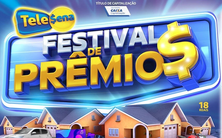 Chamada de "Festival de Prêmios", promoção deve distribuir mais de R$ 6,5 milhões em premiações. (Imagem: Reprodução)