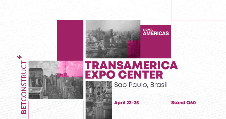 Os participantes do evento podem encontrar a BetConstruct no Transamerica Expo Center, no Stand O60.