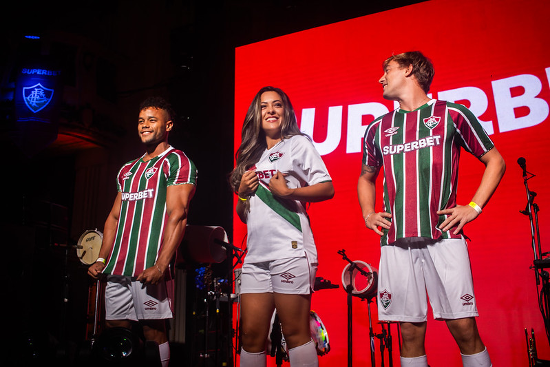  Fluminense e Superbet celebram acordo de patrocínio (Foto: Lucas Meçon e Marina Garcia / FFC)