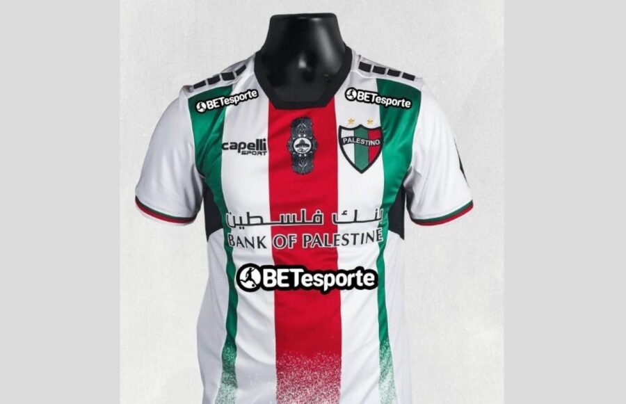 Palestino está no grupo do Flamengo na Libertadores 2024. (Imagem: Reprodução/BETesporte)