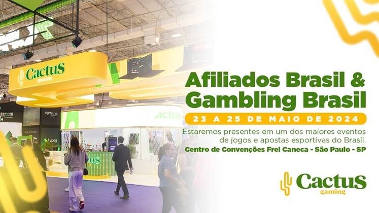 Evento será realizado em São Paulo, entre os dias 23 e 25 de maio. (Imagem: Divulgação/Cactus Games)