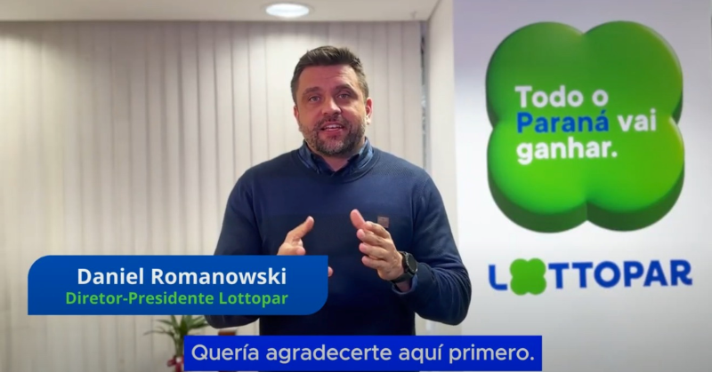 Daniel Romanowski, diretor-presidente da Lottopar (Imagem: Divulgação)