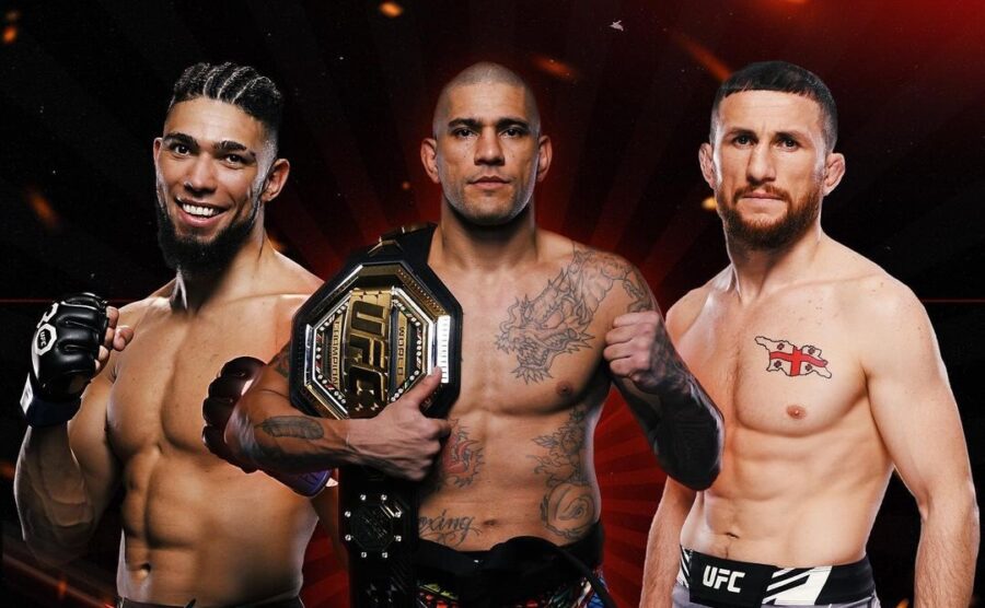 Pereira e Walker competem na categoria meio-pesado no UFC. (Imagem: Reprodução/Instagram/Spribe)