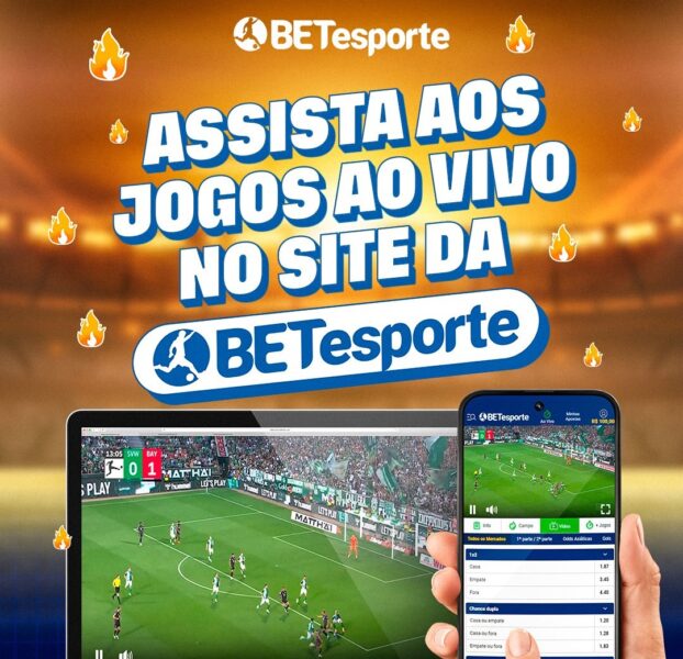 SA Esportes implementa atualização no sistema, e plataformas do Grupo BETesporte terão transmissões de jogos ao vivo