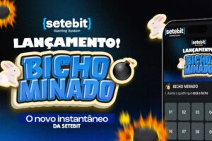 Novo lançamento une jogo do bicho com campo minado. (Imagem: Reprodução/Setebit)